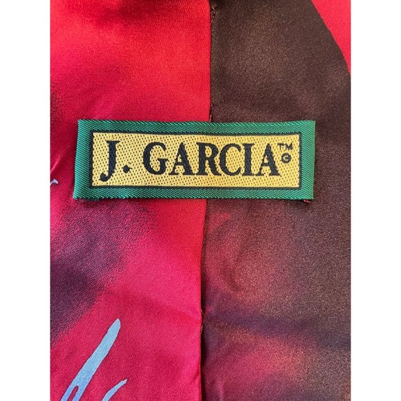 Men's Necktie J Garcia Tie More Arches Collection 17 100% Silk - Picture 3 of 4